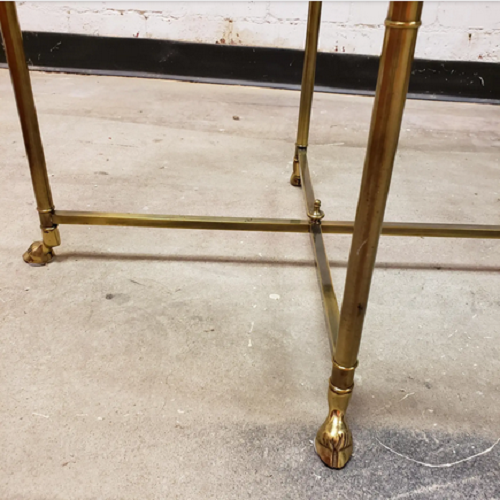 Vintage Labarge Brass and Glass Coffee Table eBay
