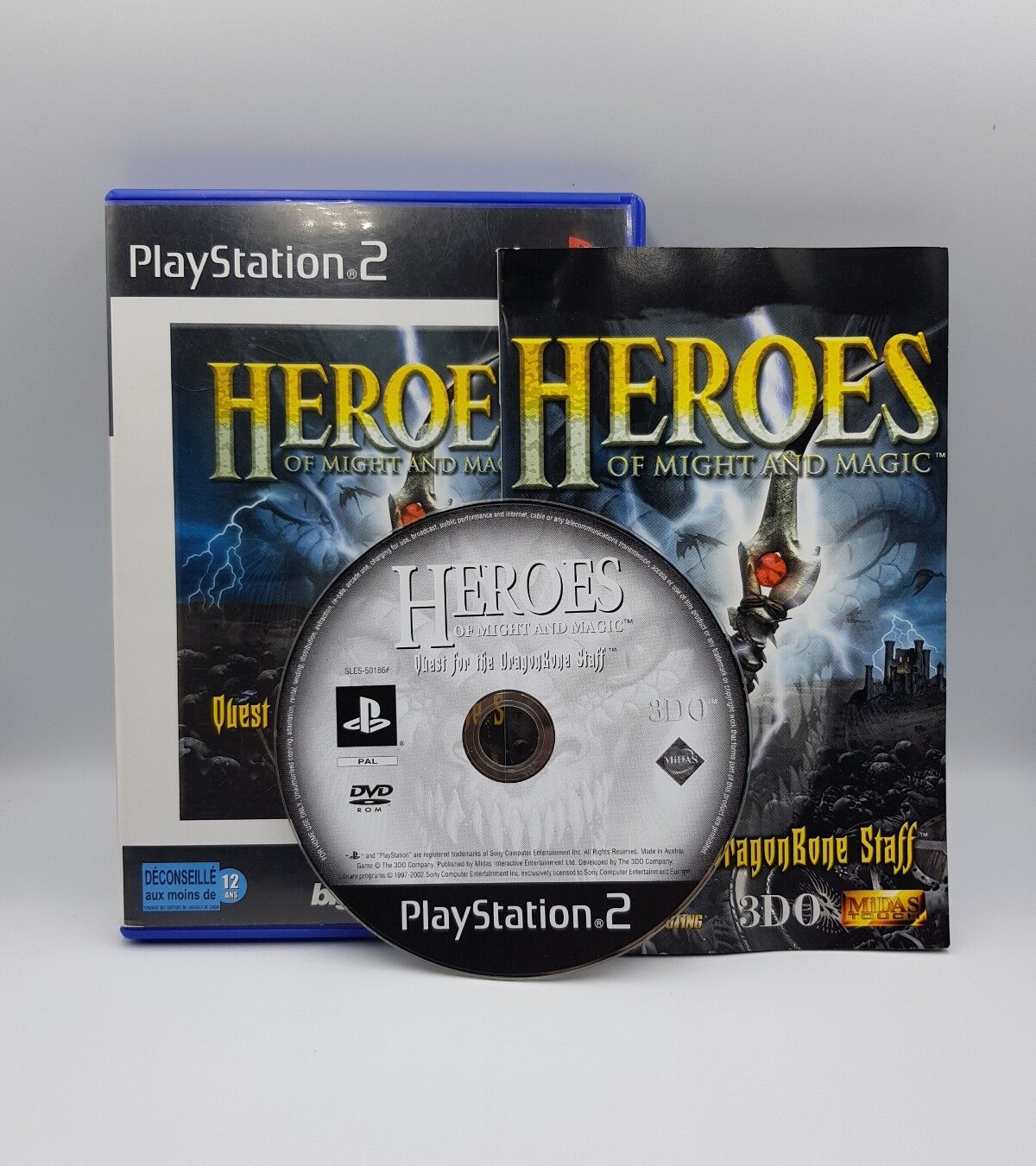 Heroes of Might and Magic Playstation 2 PS2 Edition Française Complet