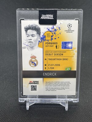 2024-25 Topps Total Football ENDRICK Real Madrid Rookie Pro Pass