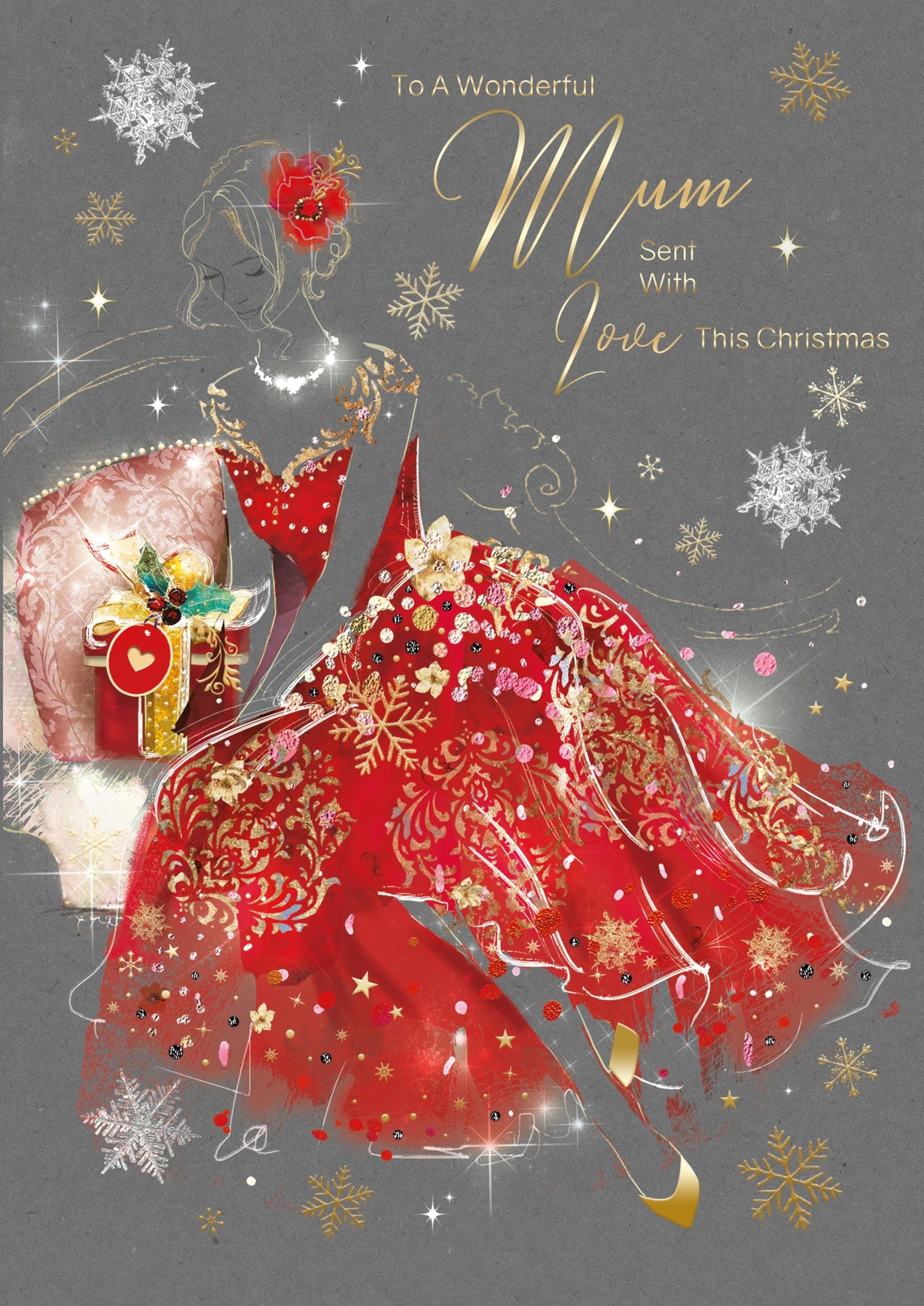 Christmas Card Mum - Cherry Orchard 173 x 247 mm