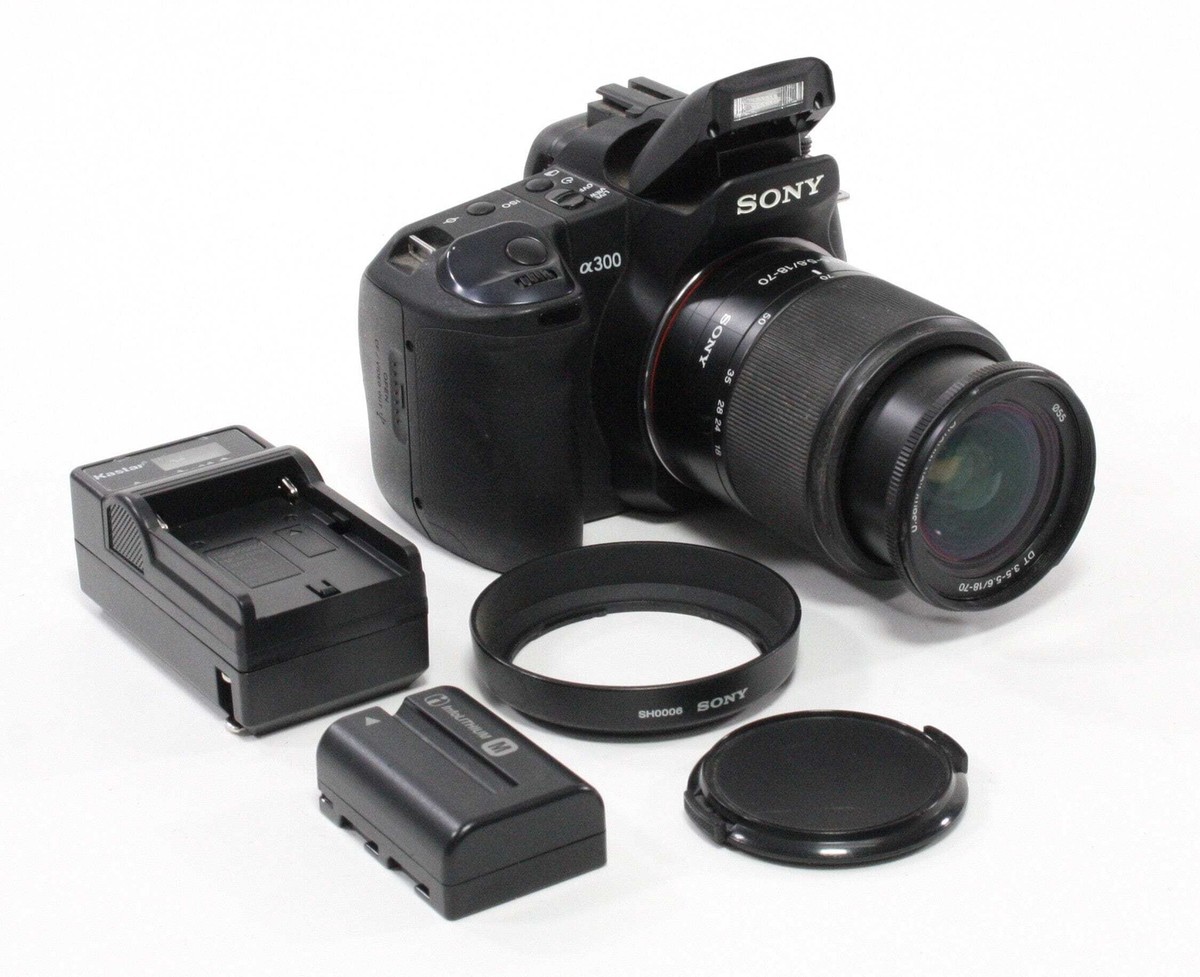 SONY α300/DT 3.5-5.6/18-70mm (良品） Sony A300 with 18-70mm f/3.5-5.6 Lens. | eBay