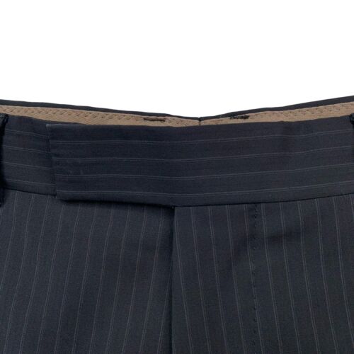 Mens 42 R Hugo Boss " Selection " Super 150's Charcoal Grey Multi Stripe Suit - Bild 14 von 24