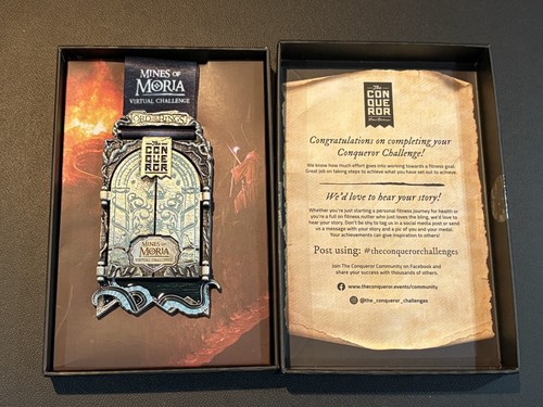 Virtual Conqueror Challenge : The Lord Of The Rings - Complete Set Of 5 - Picture 9 of 12