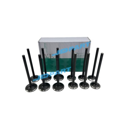 12 PCS DB58 Intake and Exhaust Valve For Doosan / DEVELON Diesel Engine Parts
