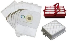 6 HEPA Bags + 2 Filters For Aerus Electrolux P Lux Guardian Platinum Canister