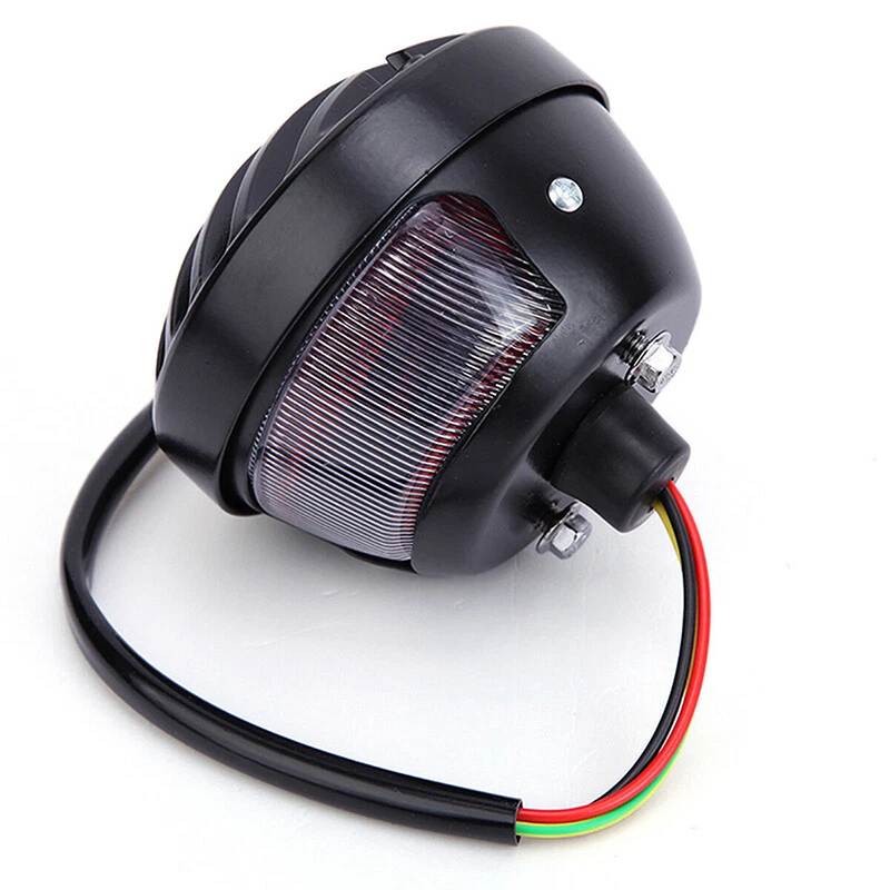 Круглый задний интегрированный тормозной фонарь для мотоцикла Honda Harley Suzuki Ducati - Изображение 3 из 4