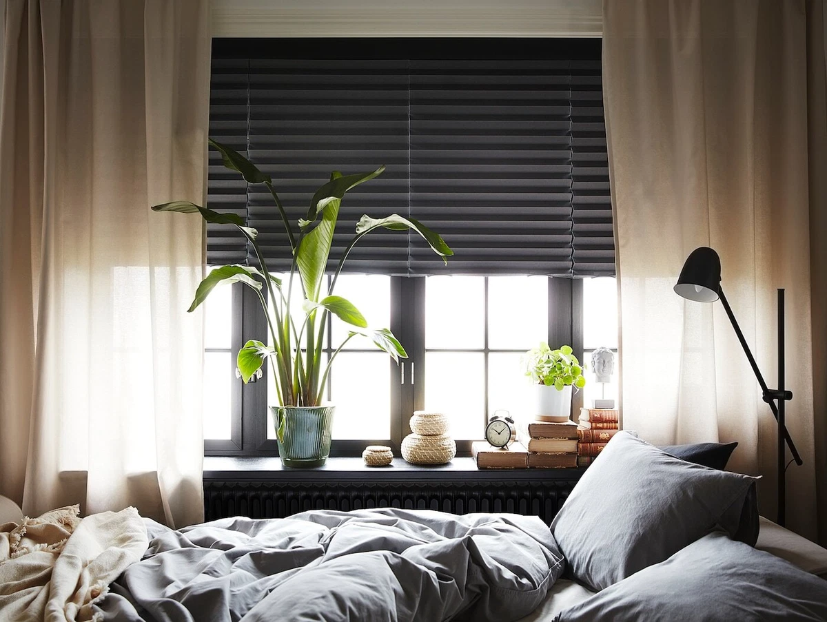 Ikea cheap pleated blinds