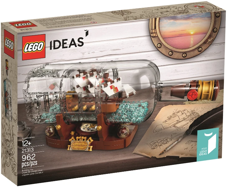 ✅ 1-2-3-STEINE ✅ Lego Ideas 21313 ✅ Schiff in der Flasche ✅ NEU - Bild 1 von 1