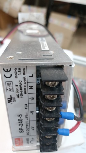 Mean Well MW SP-240-5 Power Supply | 240V AC to 5V DC 45A - Picture 2 of 3