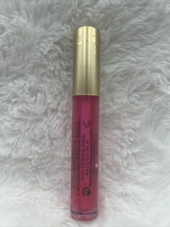 Too Faced Lip Injection Extreme Lip Plumper em chiclete Yum 0,14 oz tamanho completo! - Imagem 2 de 2
