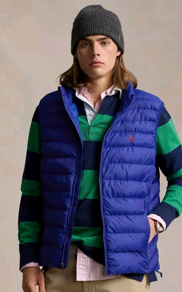 ジャケット・アウター Polo Ralph Lauren Big Pony Down Vest 楽天市場】POLO Ralph Lauren Men's Big Pony Down Vest US ポロ