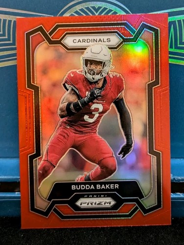 BUDDA BAKER 2023 Panini Prizm RED Retail SP #2 Color Match Cardinals Football - Bild 2 von 24