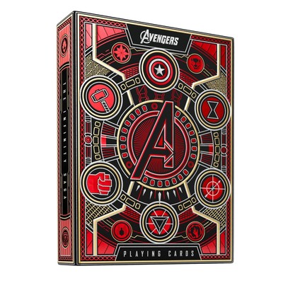 Avengers Red Edition Premium Playing Cards - Marvel Studios' The Infinity Sag...