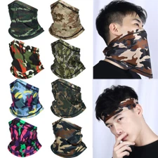 Cooling Neck Gaiter Windproof Face Mask Sun Shield Balaclava Bandana Headband