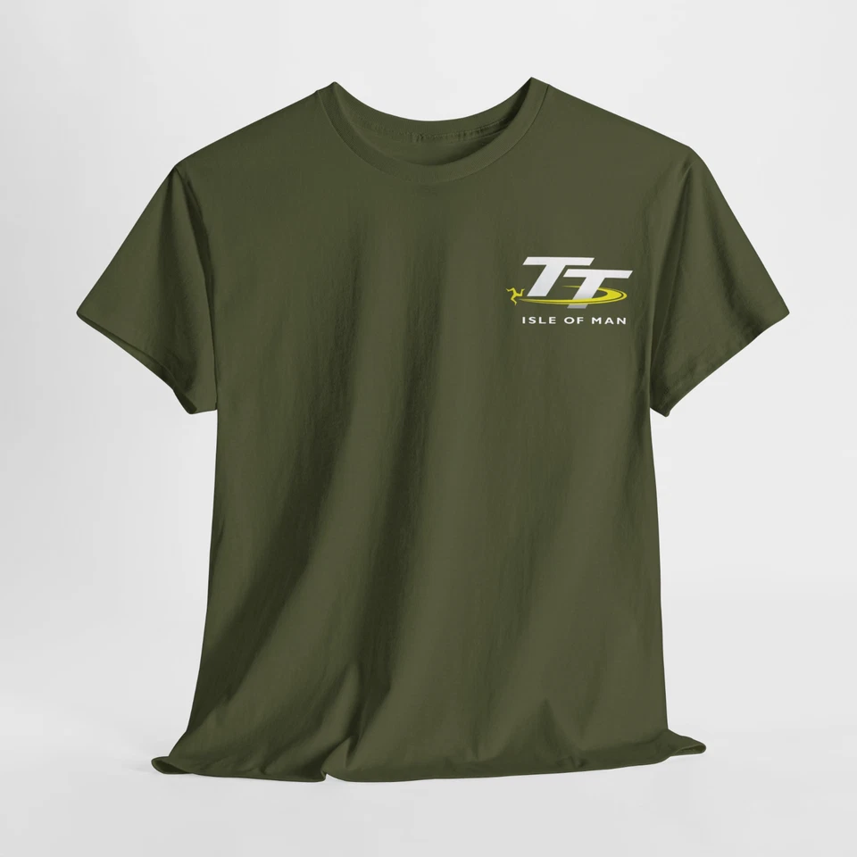Nueva Camiseta Unisex Isla de Man TT Racing Track Map Island Logo Muchos Colores S-5XL - Imagen 4 de 4