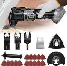 Cordless Oscillating Multi Tool Kit for Dewalt 20V Battery, 6 Variable Speed