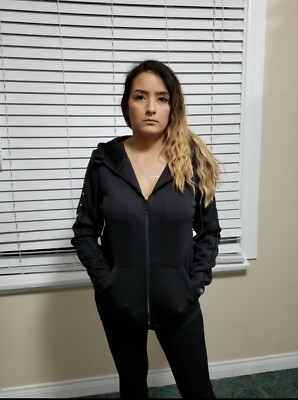 Running Dri-Fit Jacket Black XSmall Women s zipper closing hood