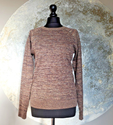 Damen Frauen MAISON SCOTCH Goldfaden Pullover Pulli Petite Small Größe 10