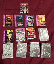 Game Gear Games MANUALS ONLY Shinobi, Spider-Man, Sonic 