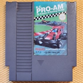 R.C. Pro-Am (Nintendo Entertainment System, 1988) - Cartucho aut&eacute;ntico y probado