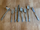 62 pc SET ONEIDA USA CHATELAINE Stainless 6pc PLace Sets x 10+