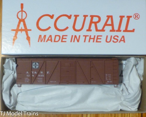 Accurail HO #7101.1 ATSF (Rd #128935) Kit de vagón de madera de 6 paneles) | Zustand: New