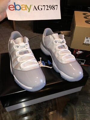 Nike Air Jordan Retro 11 Low Cement Grey Mens Size 11 DS  display picture 1