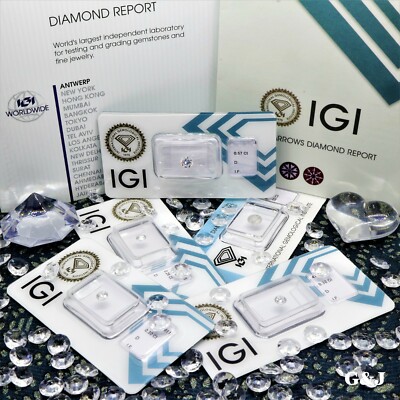 Anlagediamanten in höchster Investment Qualität D IF 3xEX Id.Cut IGI ab 0,15ct -