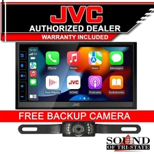 JVC KW-M785BW Mechless Receiver with a License Plate Backup Camera