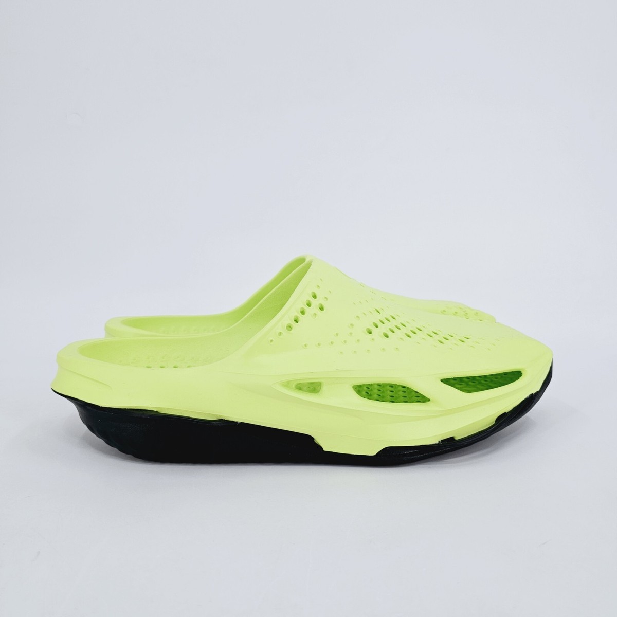 Nike x MMW 005 Slide Sandals Men Sz 13 Green Volt Black