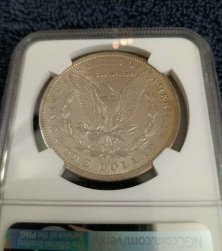 Dólar Morgan 1886-O, NGC AU detalles - Imagen 3 de 4