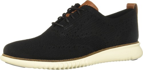 Cole Haan Men's 2.0 Zerogrand Stitchlite Oxford Shoes Black/ Ivory