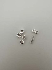925 Sterling Silver Rondelle Spacer Beads  Shiny and Smooth Rondelle Spacers Be