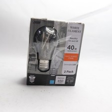  2-Pk Feit Electric A15 Ceiling Fan LED Light Bulb Soft White 40W