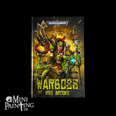 WARBOSS by Mike Brooks Warhammer 40K Book Black Library Novel Orks Englisch