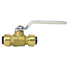 1/2 In. Brass Push-To-Connect Ball Valve