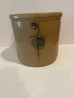 Antique 2 Gallon Red Wing Target Salt Glaze Stoneware Crock Bee Sting