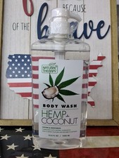 Natural Therapy HEMP COCONUT BODY WASH Softening Moisturizing 33.8oz Revive Skin