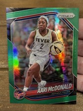 2025 Panini Prizm WNBA #10 Aari McDonald Green Prizm Indiana Fever
