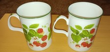 Roy Kirkham Strawberry Fruit Garden Fine Bone China Mug 4" x 2.75"  Cup