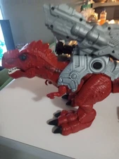 ZURU Robo Alive T-Rex Walking Robotic Dinosaur with Sounds Scars Moves Walks Red