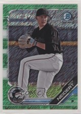 2019 Bowman Chrome Prospects Green Shimmer Refractor /99 Nick Neidert #BCP-8 4l3