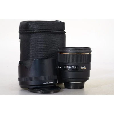 Sigma EX DG 85mm F/1.4 HSM Teleobjektiv für Nikon - Sigma EX 1,4/85 HSM DG Lens - Bild 1 von 4