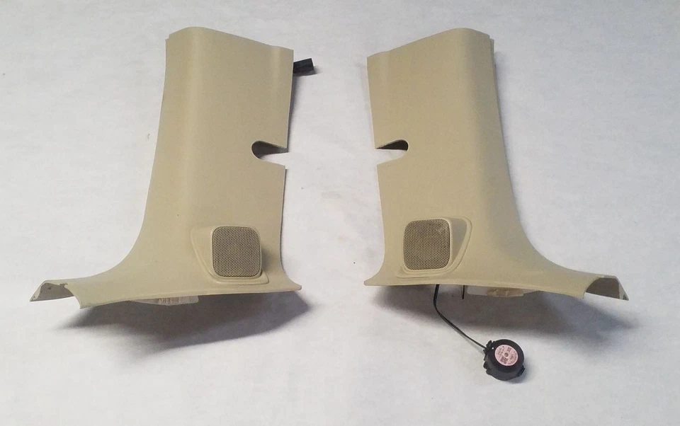 Juego de molduras de pilar D superior tostado con altavoces | Se adapta a Ford Expedition 15 16 17 Foto 4 de 4