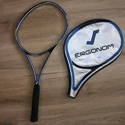 Snauwaert Ergonom Tennis Racquet C Gibello Ergonomic ETR Systems Vintage W/ Case