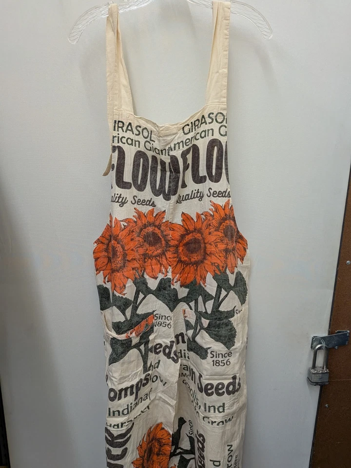 JUNK Saco Vintage | Saco de harina Mono de pierna ancha Talla XL Foto 3 de 4