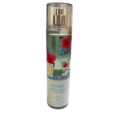 Bath And Body Works HAVANA Tropical Vanilla & Cherimoya Body Mist 8 OZ New