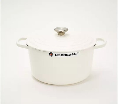 QVC - ''As Is'' Le Creuset Traditional 6.5qt Enameled Cast Iron Oven K316750 - NEW