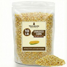 Cracked Corn 10 lb - Premium Bird Seed  Wildlife Feed for Ducks, Deer, Chickens
