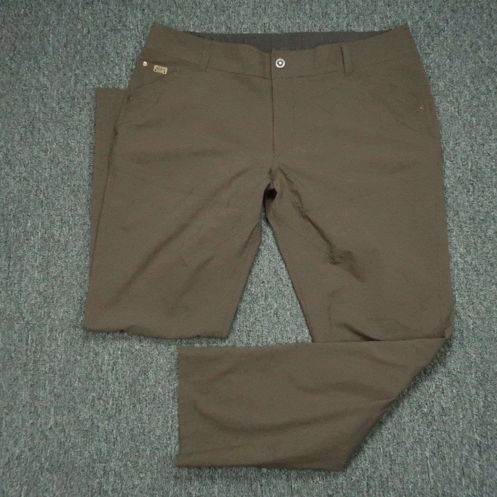 Kuhl Pants Mens 40x32 Brown Silencr Hiking Ripstop 5 Pocket Outdoors